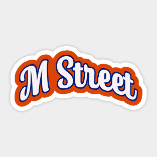 M Street Retro Sticker